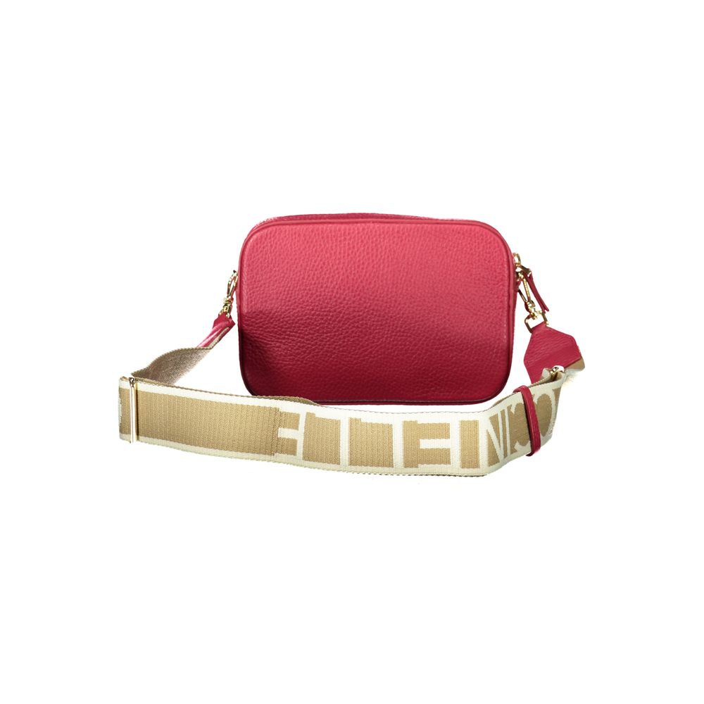Rosso Leather Handbag with Detachable Strap