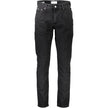 Black Cotton Men JeansEmbrace the epitome of sleek sophistication with Calvin Klein’s signature 5 pocket jeans. Designed to cater to the modern man’s desire for both comfort and style, these jeans feature a classic button and zip fastening, accented by bo