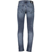 Blue Cotton Men JeansElevate your denim collection with the unmistakable style of Calvin Klein. These 5-pocket jeans boast a timeless washed effect that exudes effortless sophistication. Adorned with a prominent Calvin Klein logo and expertly crafted appl