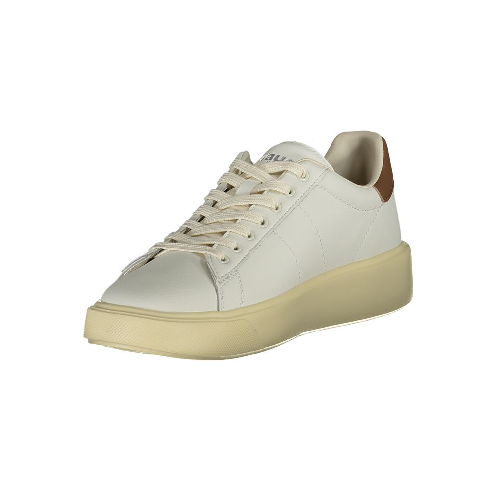 White Synthetic Men's Sneaker