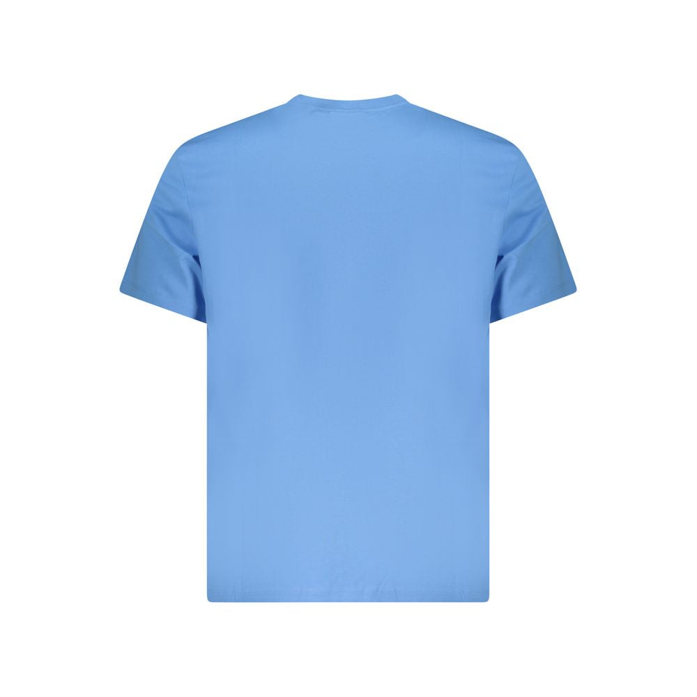 Light Blue Cotton Men T-ShirtElevate your wardrobe staples with a dash of prestige – this Calvin Klein tee is the epitome of chic simplicity. Featuring a sleek print adorned with the iconic Calvin Klein logo, it’s a testament to understated luxury. Crafte