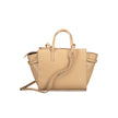 Beige Polyester Women HandbagMake every outing an event with the Calvin Klein statement handbag. Its beige hue seamlessly melds with contrasting details for a bold, yet sophisticated look. The adjustable and removable shoulder strap offers versatile carry