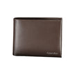 Elegant Leather Wallet with RFID BlockExperience sophistication with the Calvin Klein wallet, your essential companion for every occasion. Crafted from 100% premium leather, this wallet features two main compartments, a practical coin purse, and multiple