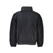 Black Polyester Men JacketInfuse your wardrobe with the sleek sophistication of Calvin Klein’s long-sleeved jacket — an essential for the modern trendsetter. Masterfully crafted to brave the elements, it boasts a removable hood with a zip for versatile st