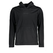 Black Polyester Men's Hooded SweaterUnleash the essence of street-savvy style with Calvin Klein’s hooded sweatshirt. A seamless fusion of functionality and urban flair, this black polyester sports sweatshirt features a prominent logo for that iconic fashi