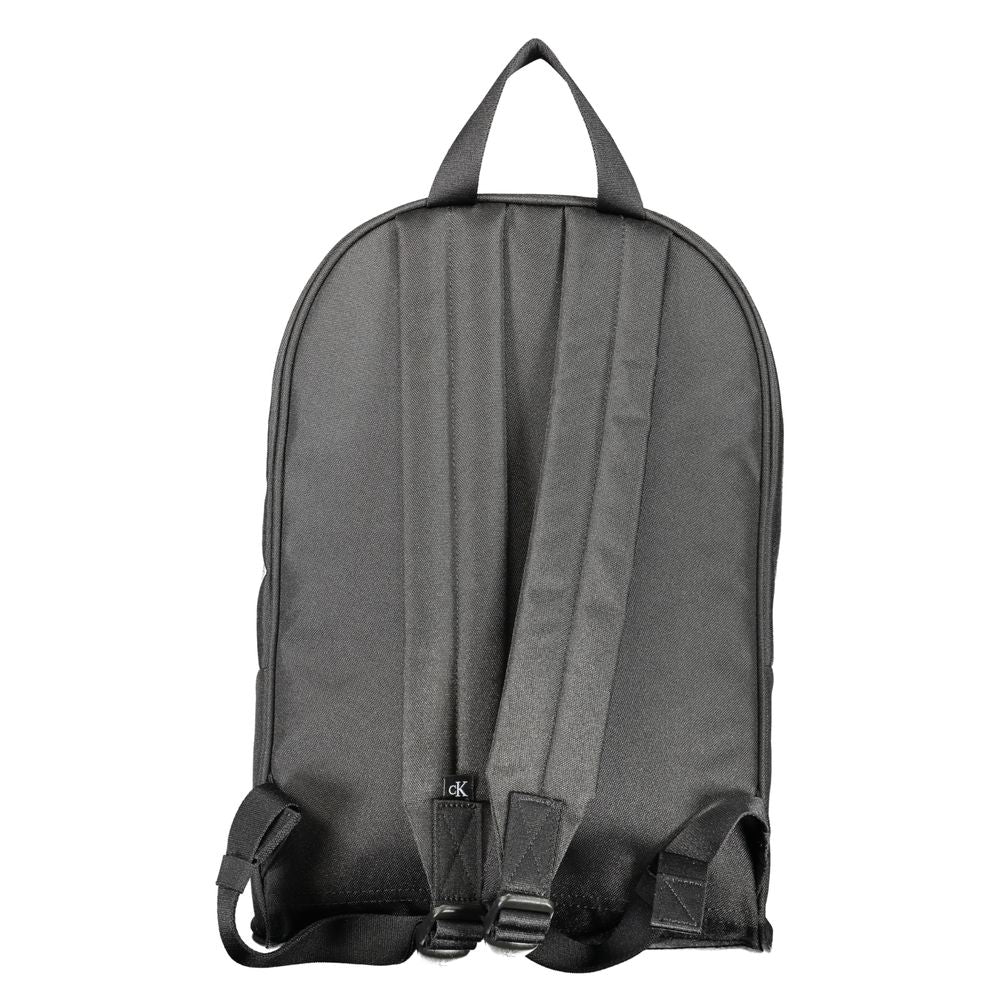 Black Polyester BackpackBACKPACK 1 HANDLE, ADJUSTABLE STRAPS, 1 EXTERNAL POCKET, 1 INTERNAL POCKET, ZIP CLOSURE, PRINT, LOGO, RECYCLED POLYESTERBlack Polyester Backpack${tagsCalvin KleinAulae Black Polyester Backpack Calvin KleinAulae Black Polyester Back