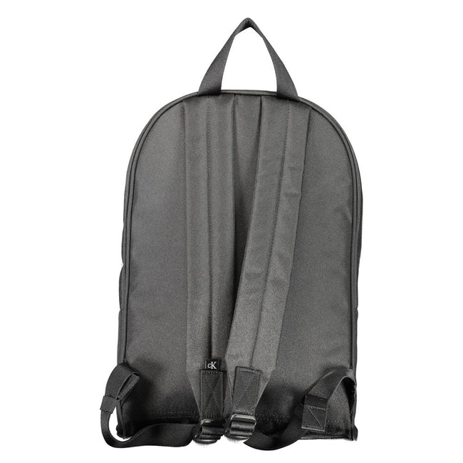 Black Polyester BackpackBACKPACK 1 HANDLE, ADJUSTABLE STRAPS, 1 EXTERNAL POCKET, 1 INTERNAL POCKET, ZIP CLOSURE, PRINT, LOGO, RECYCLED POLYESTERBlack Polyester Backpack${tagsCalvin KleinAulae Black Polyester Backpack Calvin KleinAulae Black Polyester Back