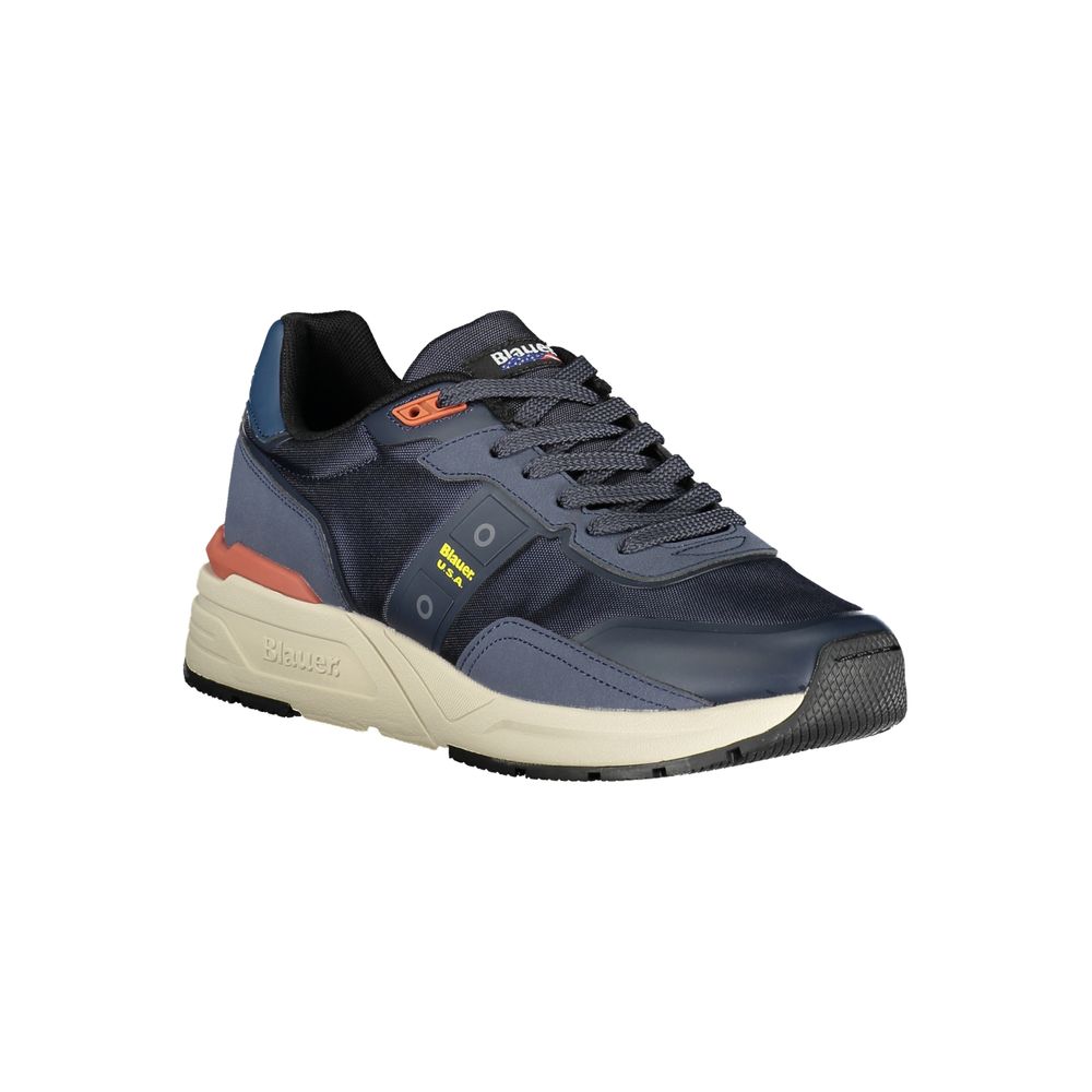 Blauer Herren Sneaker aus blauem Synthetik