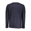 Blue Cotton Men T-ShirtElevate your wardrobe with the epitome of sophistication—this Hugo Boss long sleeve T-shirt. Tailored to perfection for the modern trendsetter, it features a sleek crew neck and the iconic logo emblazoned with a standout application