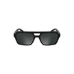 Black Bio-Based Men SunglassesElevate your gaze into the realm of high-fashion with these Calvin Klein bio-frame sunglasses. A must-have accessory for the trendsetting individual, each pair promises the perfect blend of sophistication and sustainability.