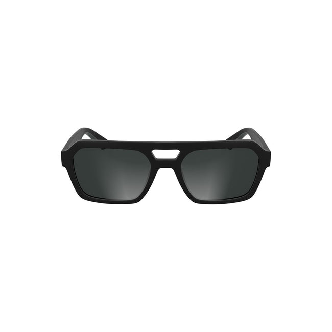 Black Bio-Based Men SunglassesElevate your gaze into the realm of high-fashion with these Calvin Klein bio-frame sunglasses. A must-have accessory for the trendsetting individual, each pair promises the perfect blend of sophistication and sustainability.