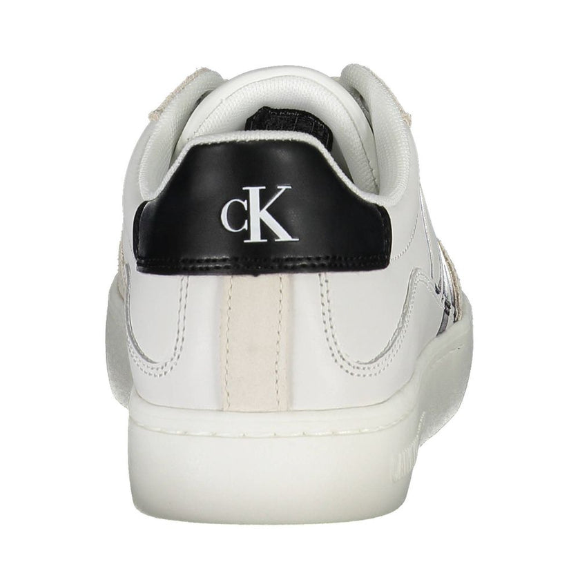 White Polyester SneakerSPORTS SHOE WITH LACES, CONTRAST DETAILS, PRINT, LOGO, 100% RECYCLED POLYESTERWhite Polyester Sneaker${tagsCalvin KleinAulae White Polyester Sneaker Calvin KleinAulae White Polyester Sneaker SPORTS SHOE WITH LACES, CONTRAST DETAILS,