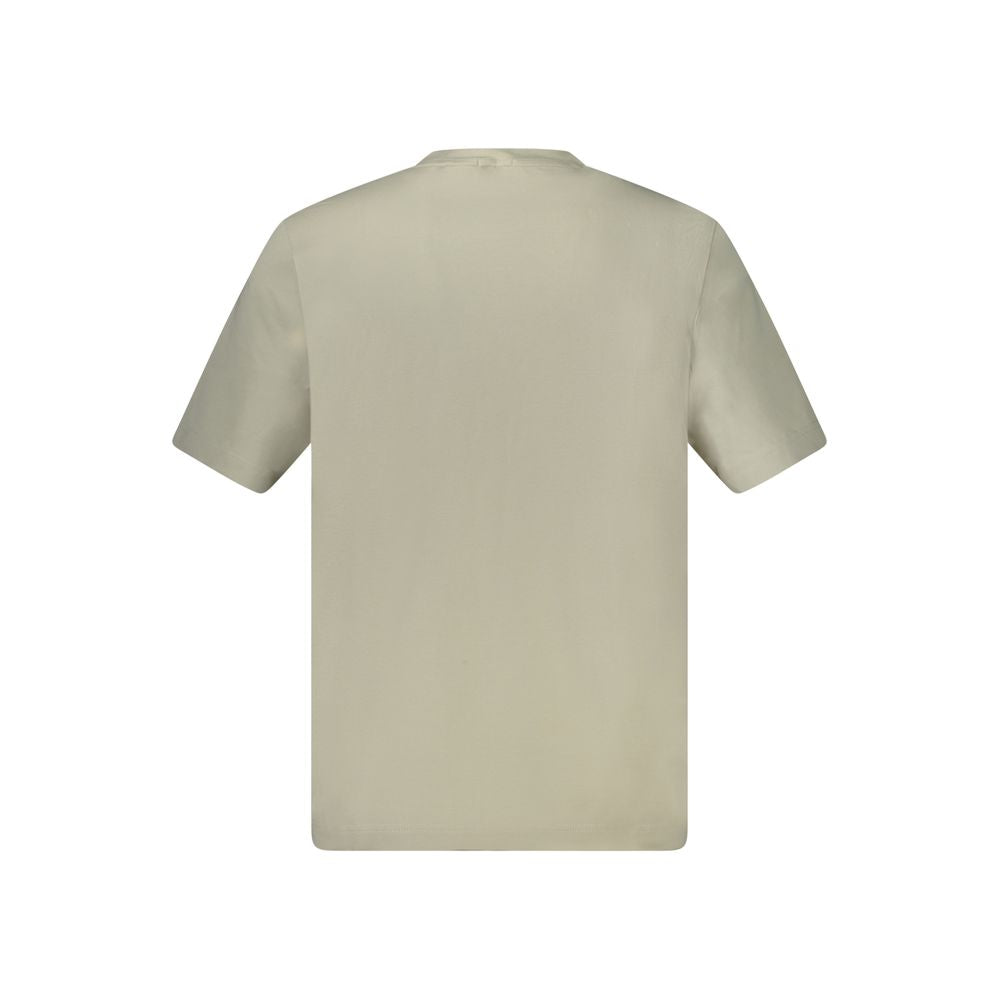 Beige Cotton T-ShirtSHORT SLEEVE T-SHIRT, RELAXED FIT, CREW NECK, APPLICATION, LOGO, ORGANIC COTTONBeige Cotton T-Shirt${tagsHugo BossAulae Beige Cotton T-Shirt Hugo BossAulae Beige Cotton T-Shirt SHORT SLEEVE T-SHIRT, RELAXED FIT, CREW NECK, APPLICATION,