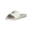 White Polyester Women SandalIndulge in the epitome of contemporary chic with these Calvin Klein logo-print sliders. Perfect for a stylish escape to the poolside or a casual stroll in the city, these sandals embody the effortless elegance synonymous with C