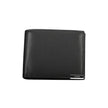 Black Polyethylene Men WalletElevate your essentials with the Calvin Klein dual-compartment wallet. Crafted for the modern man, this sleek piece is more than a mere accessory; it’s a statement. Equipped with RFID blocking technology, it safeguards your ca