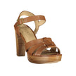 Brown Leather Sandalsandal with 10cm heel, ankle fastening, contrasting details, logoBrown Leather Sandal${tagsRalph LaurenAulae Brown Leather Sandal Ralph LaurenAulae Brown Leather Sandal sandal with 10cm heel, ankle fastening, contrasting details, logo