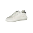 Eco-Chic White Sneakers with Contrast DetailsStep up your athletic fashion game with a pair of eco-friendly sneakers that don’t compromise on style. These lace-up shoes boast eye-catching contrast details, a playful print, and the iconic logo that represe