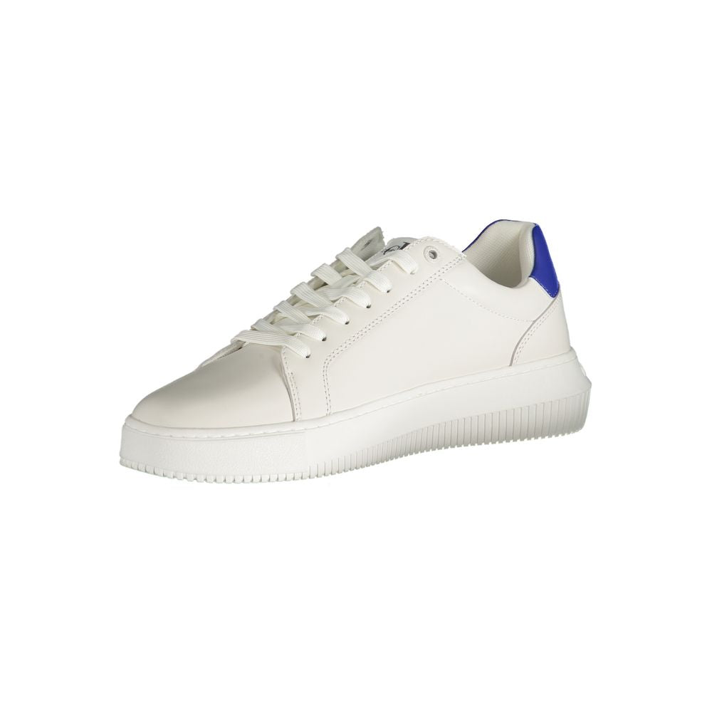 White Polyester SneakerSPORTS SHOE WITH LACES, PRINT, CONTRAST DETAILS, LOGO, 50% RECYCLED POLYESTERWhite Polyester Sneaker${tagsCalvin KleinAulae White Polyester Sneaker Calvin KleinAulae White Polyester Sneaker SPORTS SHOE WITH LACES, PRINT, CONTRAST DE