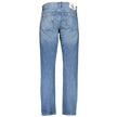 Blue Cotton Men JeansElevate your denim game with Calvin Klein’s AUTHENTIC STRAIGHT JEANS. Perfectly embodying the bold and trendy spirit, these jeans feature a stylish washed effect and classic 5-pocket design. Made with a commitment to sustainability, b