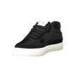 Black Polyester Men SneakerUnleash your stride in the dynamic allure of Calvin Klein’s exquisitely crafted sneakers. The fusion of deep black hues, a striking print, and contrasting white details delivers an athletic yet sophisticated silhouette. A remova