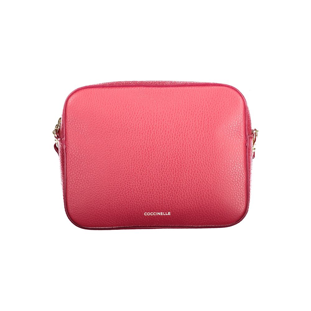 Rosso Leather Woman Bag with Adjustable Strap