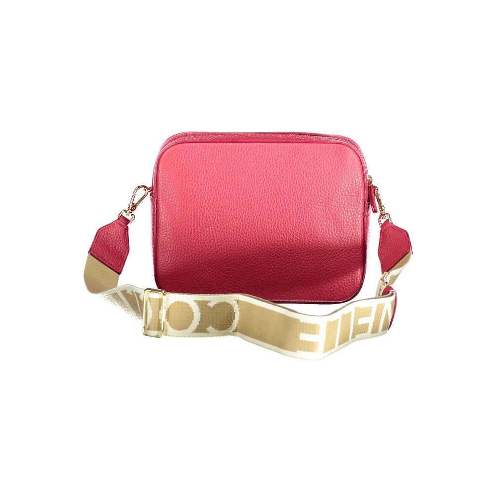 Rosso Leather Woman Bag with Adjustable Strap