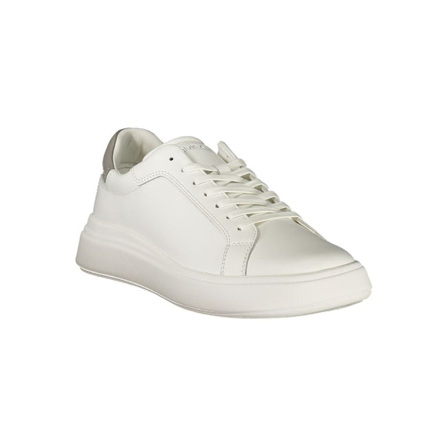 White Polyester SneakerSPORTS SHOE WITH LACES, CONTRASTING DETAILS IN GREY, REMOVABLE FOOTBED, PRINT, LOGOWhite Polyester Sneaker${tagsCalvin KleinAulae White Polyester Sneaker Calvin KleinAulae White Polyester Sneaker SPORTS SHOE WITH LACES, CONTRASTING