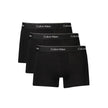 Black Cotton Men UnderwearUnleash effortless style even in the most intimate of ensembles with Calvin Klein’s tri-pack of boxer briefs. Crafted with 95% regenerative cotton, these sleek black boxers offer comfort that conforms to your every move, featurin