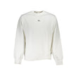 White Cotton Men SweaterElevate your casual wear with this Calvin Klein long sleeve sweatshirt, where comfort meets iconic style. Brushed for a soft touch, it sports a crew neck and showcases a statement-making print and the signature logo, this piece is