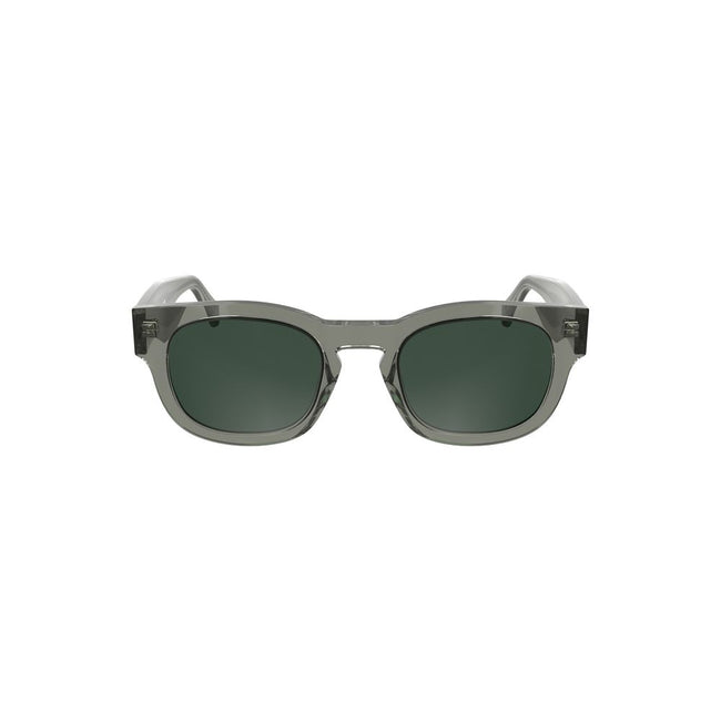 Gray Acetate Women SunglassesEmbrace the epitome of contemporary elegance with Calvin Klein’s exquisitely crafted sunglasses. The smooth, round lens design is married to a sophisticated gray acetate frame, offering a dash of mystery with its smoky lenses.