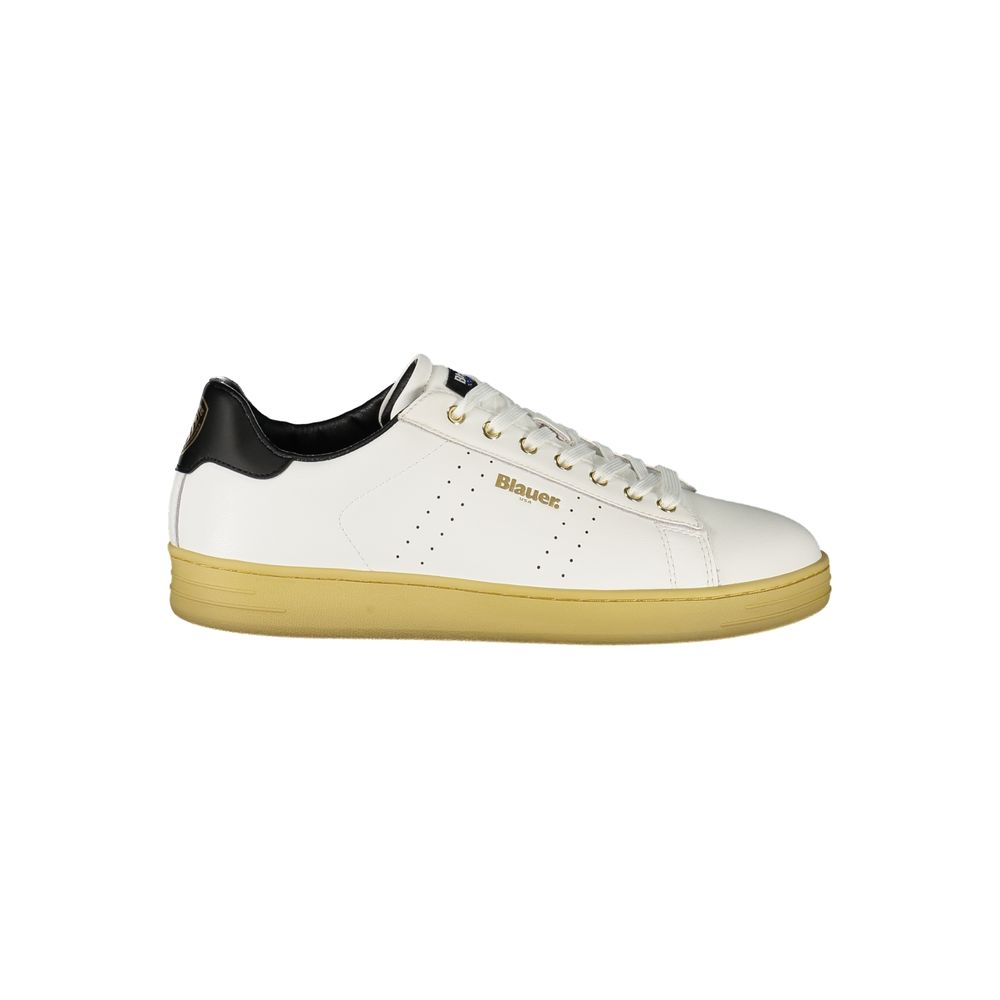 Bianco Poliuretano Herren Sneaker
