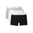 Brown Cotton Men BoxerElevate your essentials with Calvin Klein’s chic trio of boxers, designed to provide unparalleled comfort with a fashion-forward edge. Each pack offers a versatile palette of white, grey, and black, accented by the iconic white elast