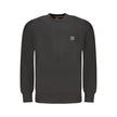 Black Cotton Men SweaterExperience the epitome of sleek sophistication with this Hugo Boss long-sleeved t-shirt. Crafted with impeccable attention to detail, its luxurious blend of 95% cotton and 5% cashmere ensures a touch of indulgence with every wear.