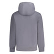 Blue Cotton Men SweaterElevate your casualwear with the timeless appeal of Calvin Klein. This striking blue hoodie features a bold Calvin Klein logo that makes a statement without saying a word. Crafted from a premium blend of cotton and polyester, it off