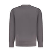 Black Cotton Men SweaterStep into the epitome of sleek style and comfort with this Calvin Klein sweatshirt. Its brushed texture adds a layer of luxury, while the classic crew neck design is adorned with a signature logo, showcasing your affinity for sophi