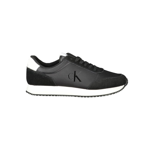 Black Polyester SneakerSPORTS SHOE WITH LACES, PRINT, CONTRASTING DETAILS, REMOVABLE FOOTBED, LOGOBlack Polyester Sneaker${tagsCalvin KleinAulae Black Polyester Sneaker Calvin KleinAulae Black Polyester Sneaker SPORTS SHOE WITH LACES, PRINT, CONTRASTING D