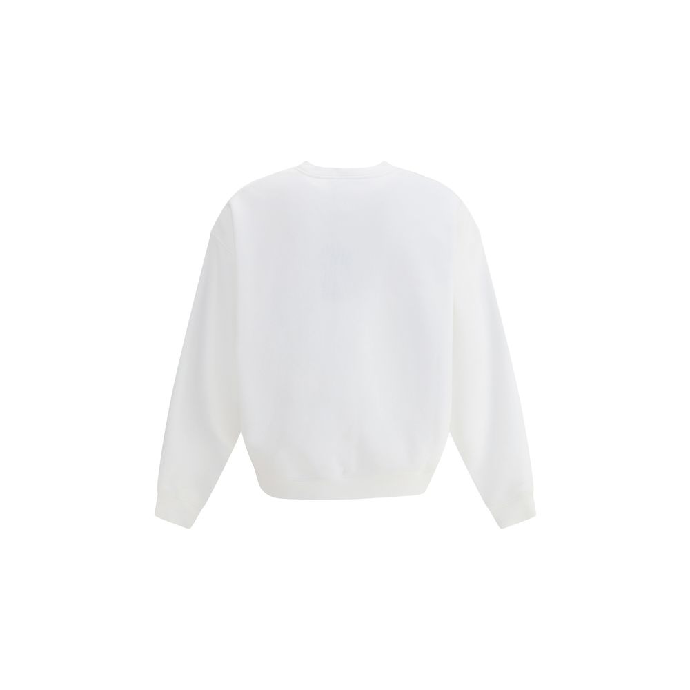 White Cotton SweatshirtDsquared2’s cotton Sweatshirt is a casual garment with a bold and comfortable style. Made of soft cotton with a plush interior, it offers a warm and comfortable feel ideal for the cooler season. The monochrome design is enhanced by