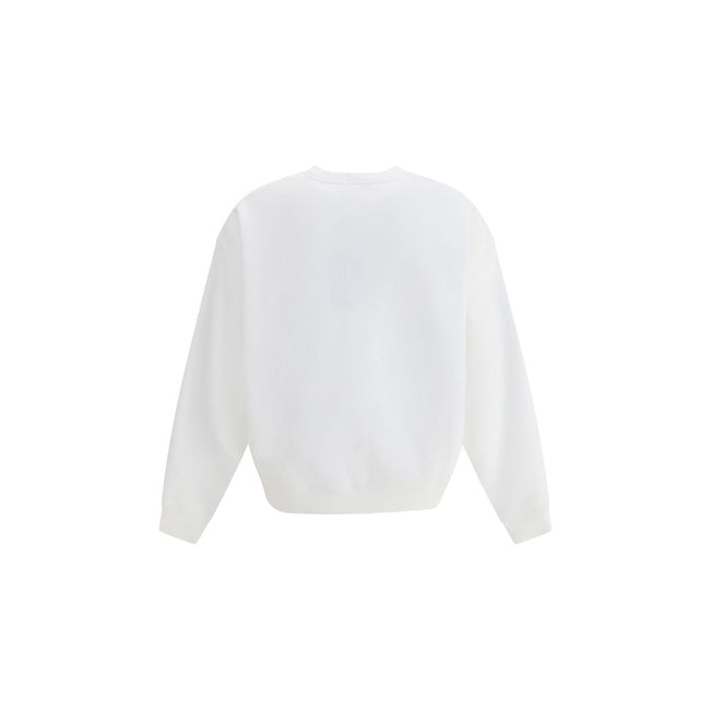 White Cotton SweatshirtDsquared2’s cotton Sweatshirt is a casual garment with a bold and comfortable style. Made of soft cotton with a plush interior, it offers a warm and comfortable feel ideal for the cooler season. The monochrome design is enhanced by