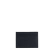 Black Calf Leather Bos Taurus WalletPrada’s Leather Card Holder is a compact and stylish accessory perfect for everyday use. Featuring card slots on the front and back, it combines functionality and style in an essential design. The iconic enameled triang