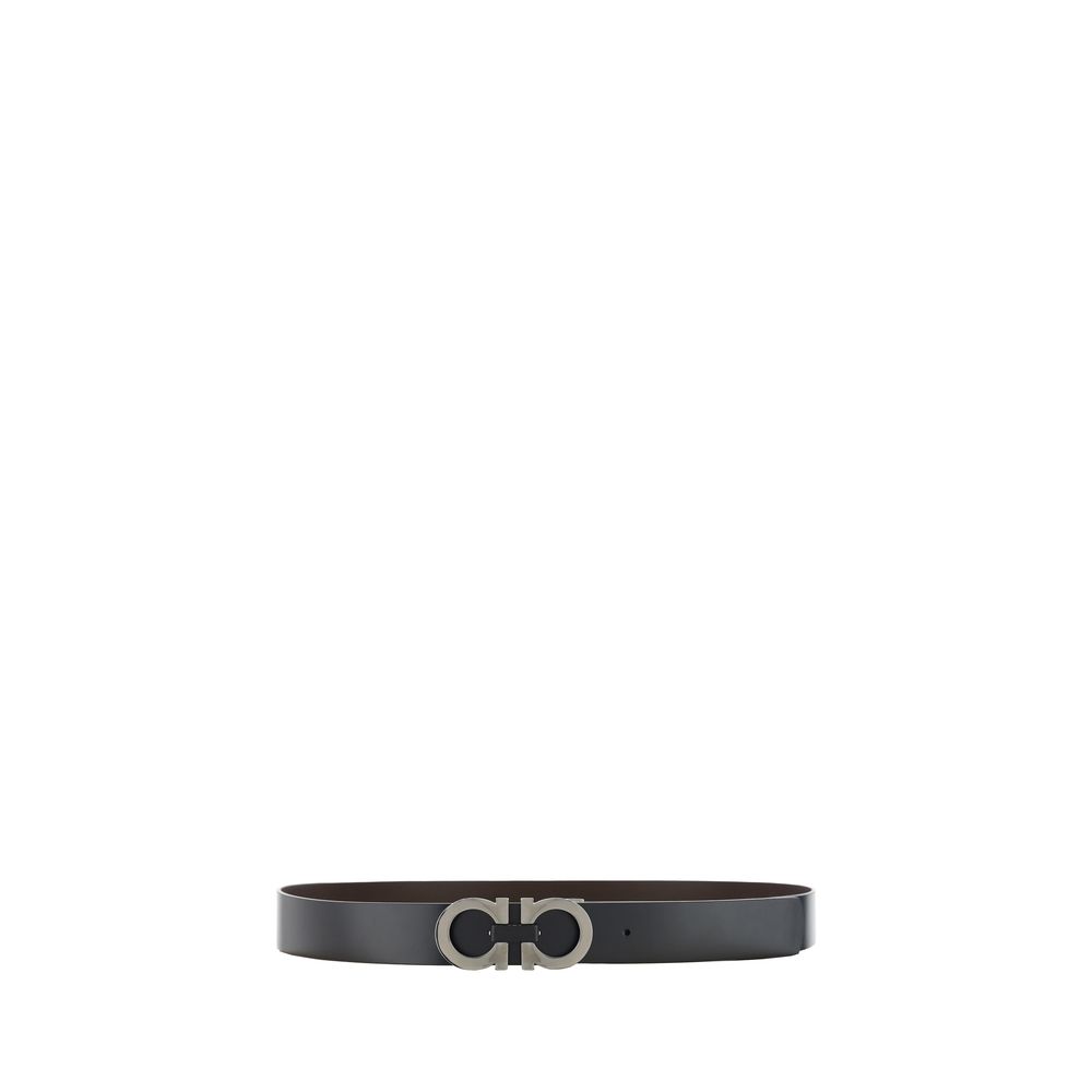 Multicolor Calf Leather Bos Taurus Regular BeltCalfskin Reversible Belt by Ferragamo, double-face design, metal buckle with iconic Gancini logo. Thickness: 3.5 cm. Season: AW25 Composition: 100% Calf Leather Bos Taurus MADE IN ITALYMulticolor Calf Leather