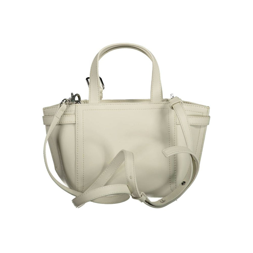 White Polyester Handbagbag 2 handles, 1 adjustable and removable shoulder strap, internal card pocket, zip closure, logo, 100% polyester recycledWhite Polyester Handbag${tagsCalvin KleinAulae White Polyester Handbag Calvin KleinAulae White Polyester Handb