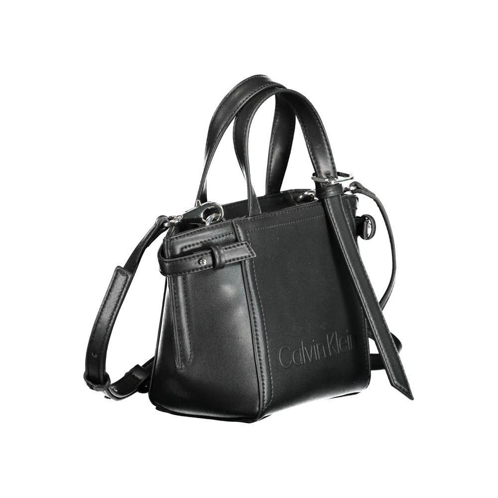 Black Polyester Handbagbag 2 handles, 1 adjustable and removable shoulder strap, internal card pocket, zip closure, logo, 100% polyester recycledBlack Polyester Handbag${tagsCalvin KleinAulae Black Polyester Handbag Calvin KleinAulae Black Polyester Handb