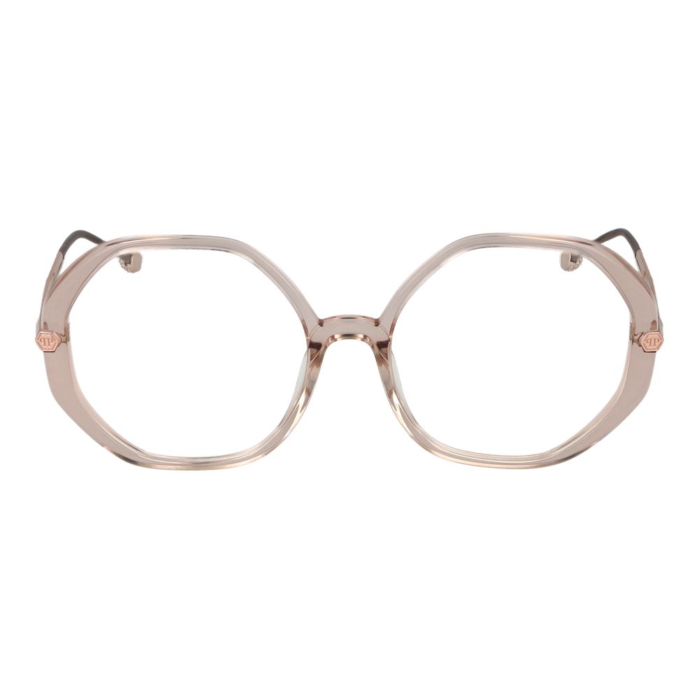 Pink Cellulose Acetate Glasses (Frames)Gender Women Main color Rose Frame color Rose Frame material Cellulose Acetate Rim Style Full-Rim Lenses Color Demo glasses Lenses Material Plastic Lenses Effect No Extra Lenses Height 54 Bridge width 18 Frame width