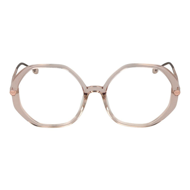 Pink Cellulose Acetate Glasses (Frames)Gender Women Main color Rose Frame color Rose Frame material Cellulose Acetate Rim Style Full-Rim Lenses Color Demo glasses Lenses Material Plastic Lenses Effect No Extra Lenses Height 54 Bridge width 18 Frame width