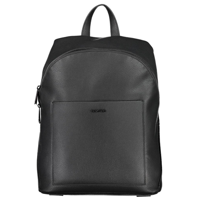 Black Polyester BackpackLAPTOP BACKPACK, 1 HANDLE, ADJUSTABLE STRAPS, 1 EXTERNAL POCKET, 2 INTERNAL POCKETS, ZIP CLOSURE, APPLICATION, LOGOBlack Polyester Backpack${tagsCalvin KleinAulae Black Polyester Backpack Calvin KleinAulae Black Polyester Backpack