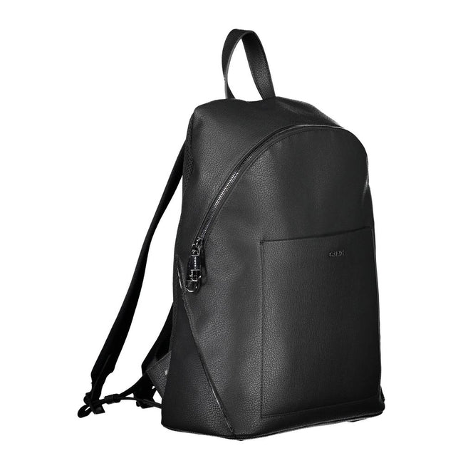 Black Polyester BackpackLAPTOP BACKPACK, 1 HANDLE, ADJUSTABLE STRAPS, 1 EXTERNAL POCKET, 2 INTERNAL POCKETS, ZIP CLOSURE, APPLICATION, LOGOBlack Polyester Backpack${tagsCalvin KleinAulae Black Polyester Backpack Calvin KleinAulae Black Polyester Backpack