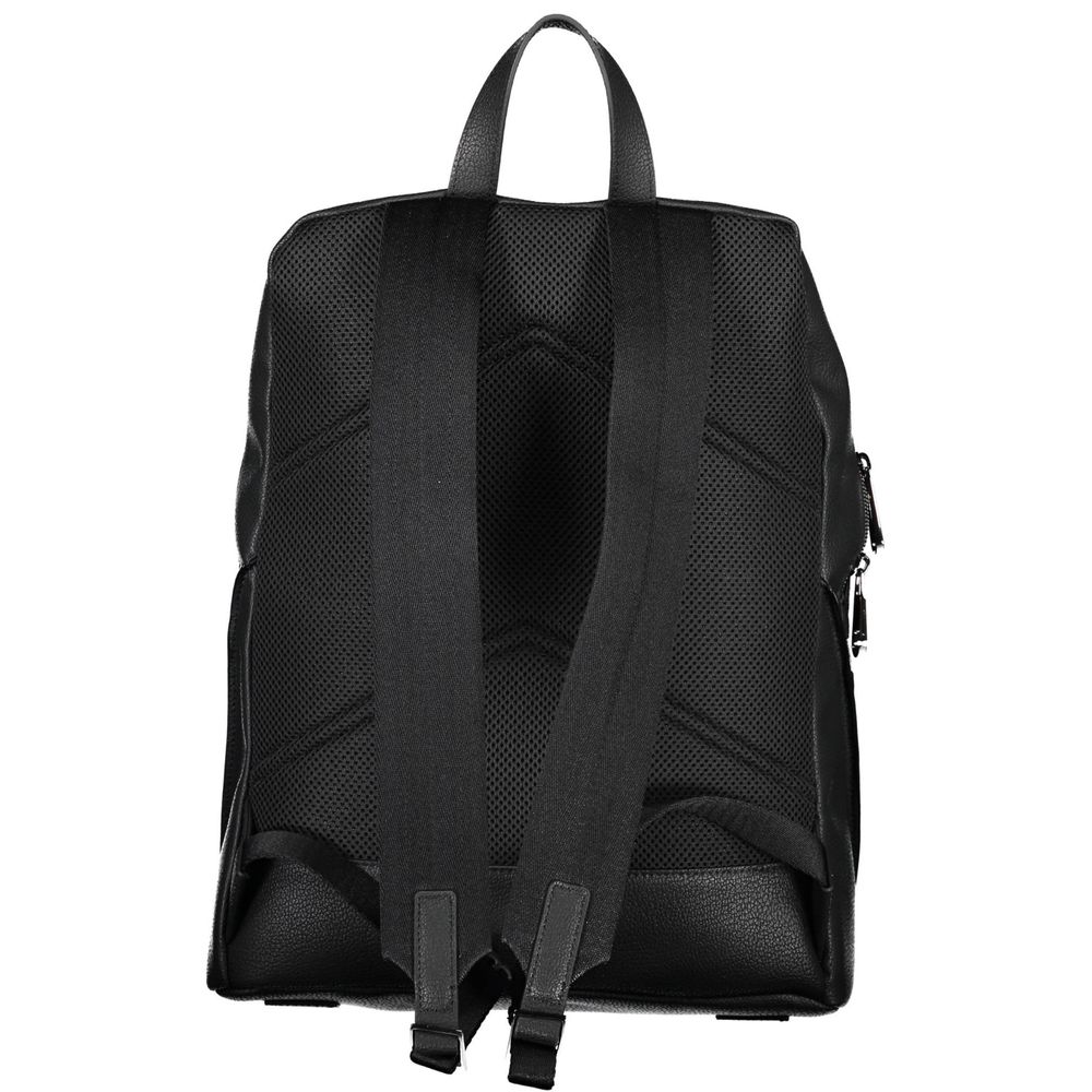 Black Polyester BackpackLAPTOP BACKPACK, 1 HANDLE, ADJUSTABLE STRAPS, 1 EXTERNAL POCKET, 2 INTERNAL POCKETS, ZIP CLOSURE, APPLICATION, LOGOBlack Polyester Backpack${tagsCalvin KleinAulae Black Polyester Backpack Calvin KleinAulae Black Polyester Backpack