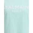 Logoed T-ShirtBalmain’s cotton T-Shirt combines the minimalism of a monochrome pattern with the elegance of the Maison’s iconic details. Made of soft cotton, it features a ribbed crew neck and a regular fit designed for everyday comfort. The design is enr