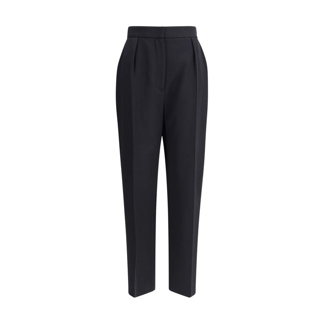 Black Wool Dress PantsBalmain’s grain de poudre tailored Pants express elegance and rigor with an impeccable cut. Featuring a sash at the waist, they feature a concealed zipper and hook-and-eye closure under the flap and ironed pleats at the front, which