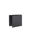 Black Calf Leather Bos Taurus WalletCalfskin Wallet by Ferragamo, billfold design, plaque with iconic Gancini logo applied on front, interior card slot, bill compartment. Season: AW25 Dimension: 11.5×11.5 Composition: 100% Calf Leather Bos Taurus MADE IN